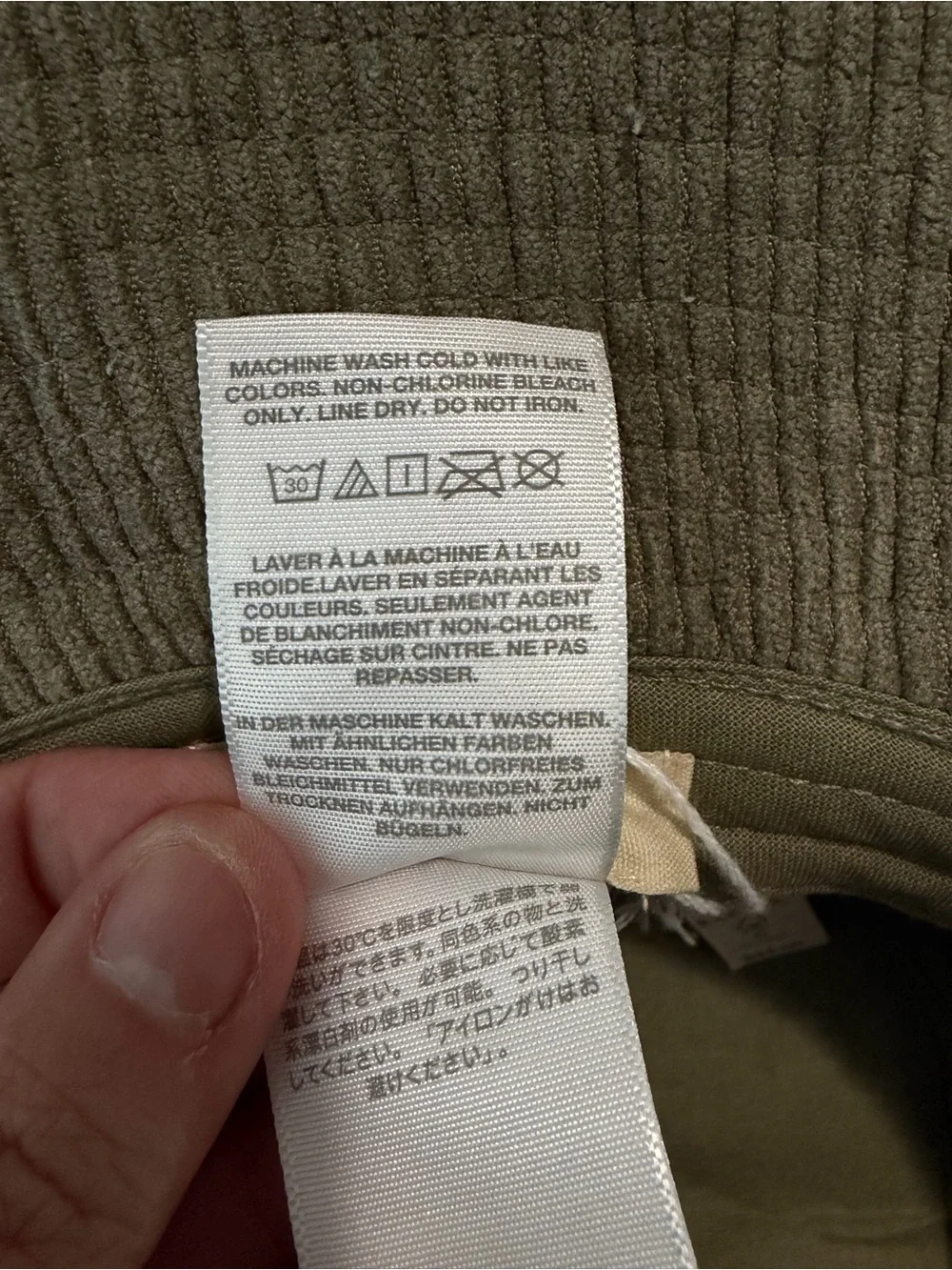 Madewell nwt corduroy
